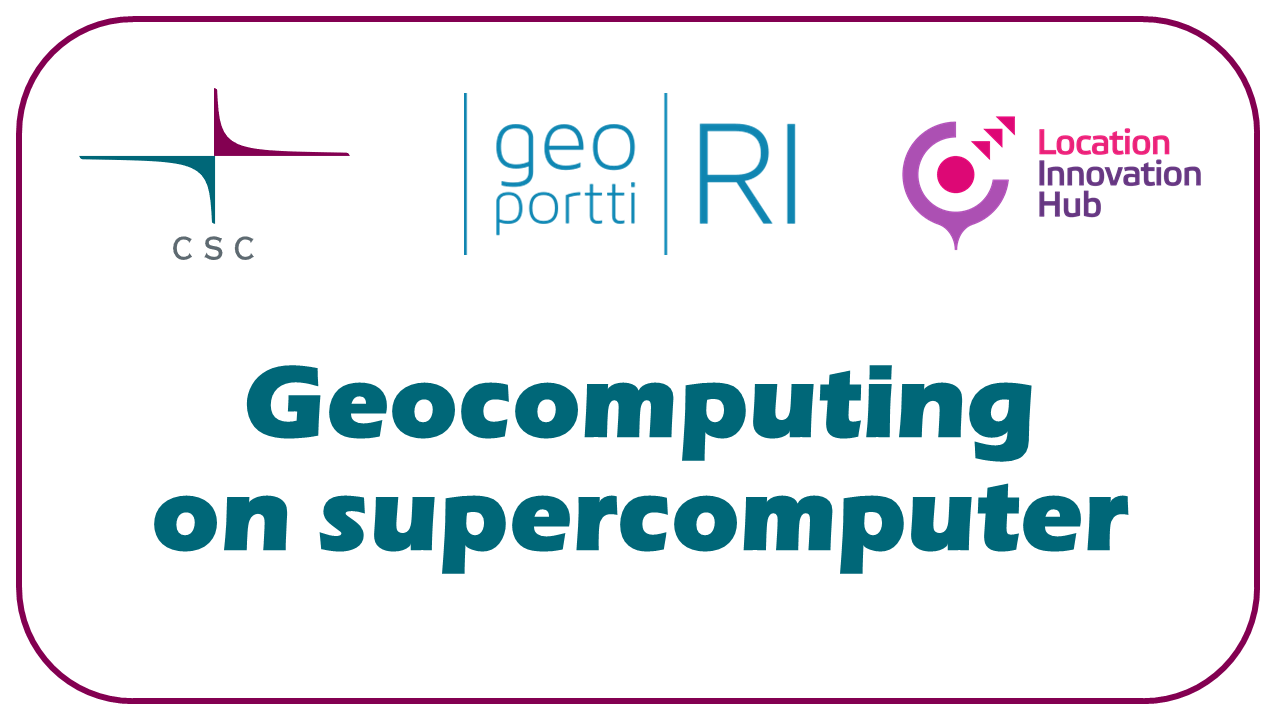 Read more about the article Geocomputing on supercomputer, 9-10.10.2024