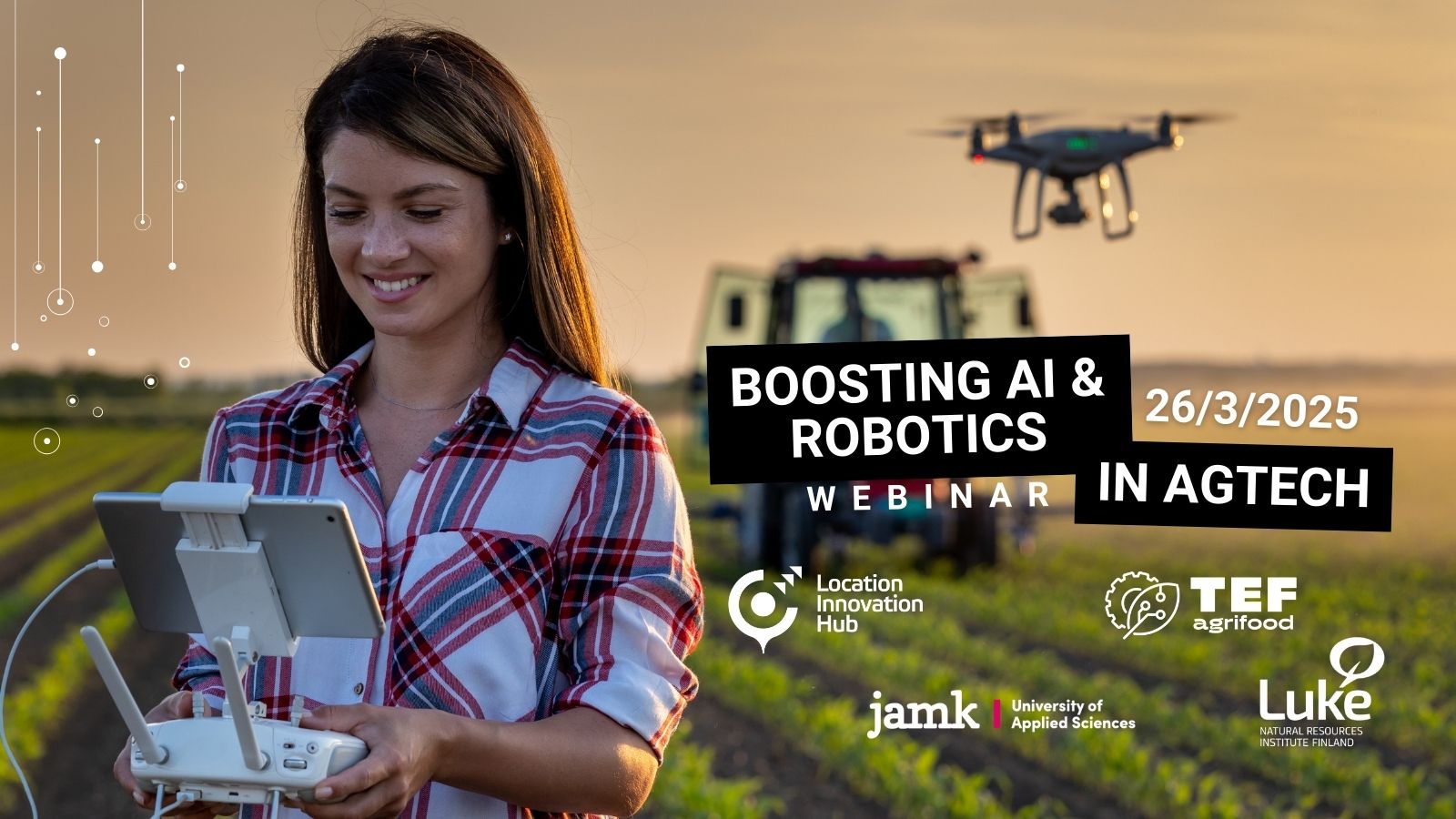 Boosting AI and robotics in agtech, webinar on 26 March.