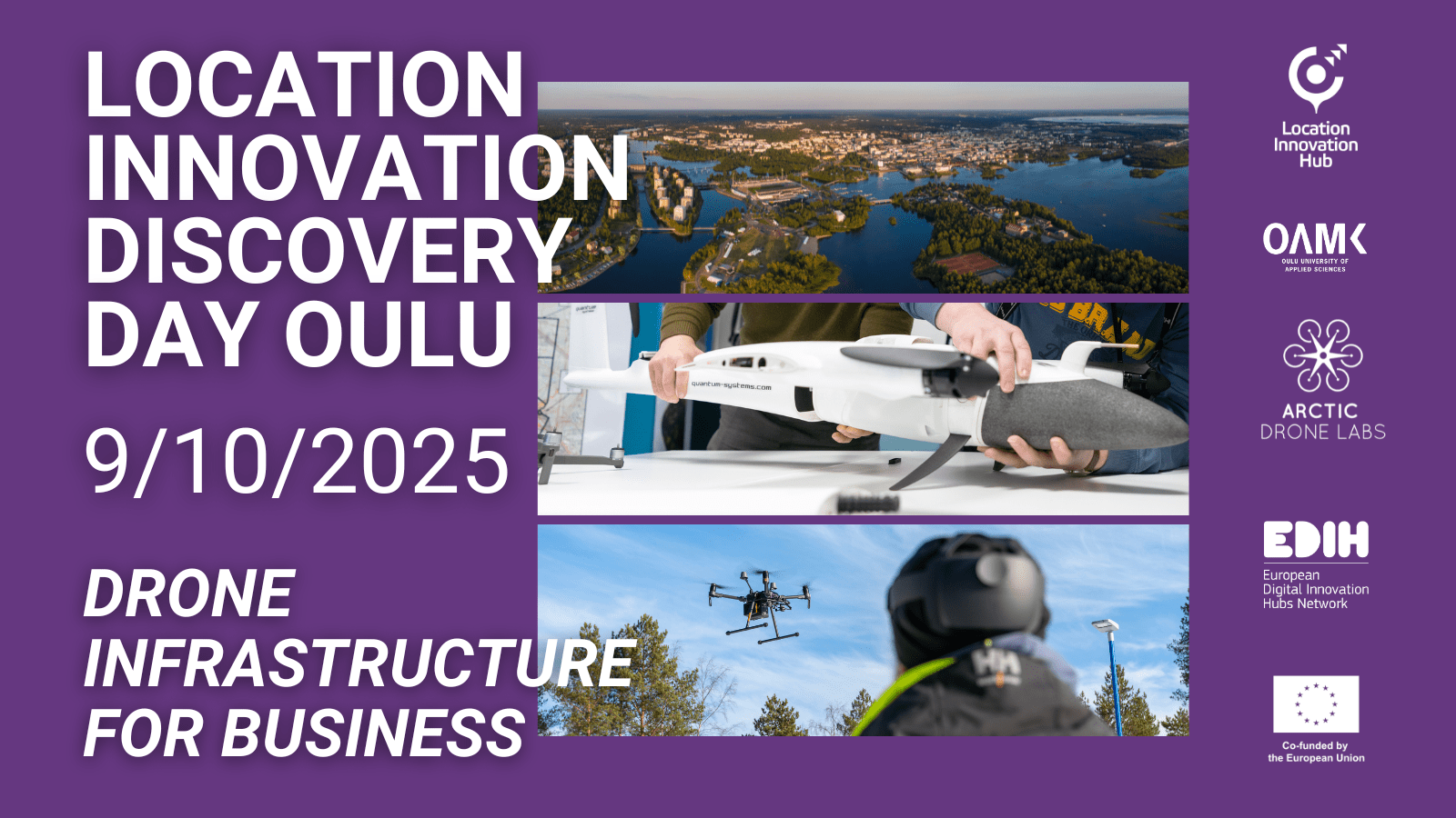 Read more about the article Location Innovation Discovery Day Oulu: Drone infrastructure for business