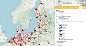 Read more about the article Suomen keskiajan ja uuden ajan alun maantiet ja etappipaikat karttaliittymänä